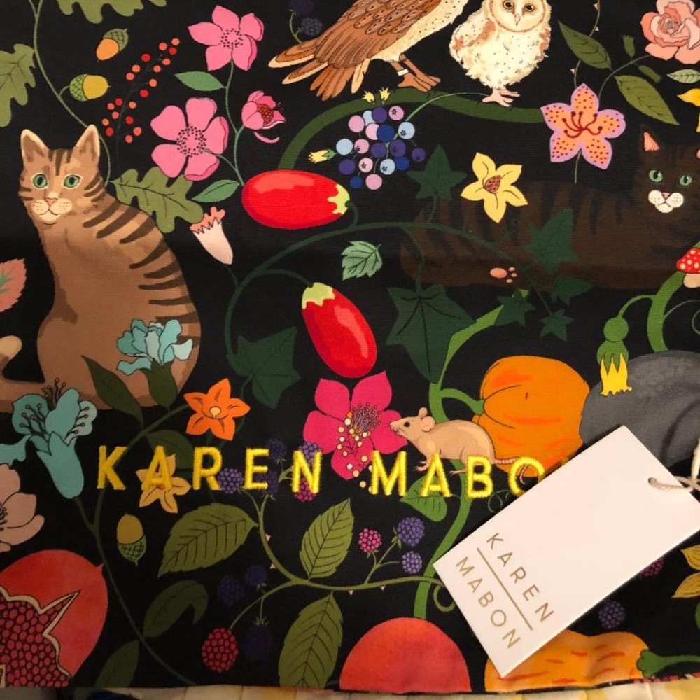 NWT Karen Mabon Drawstring Bag